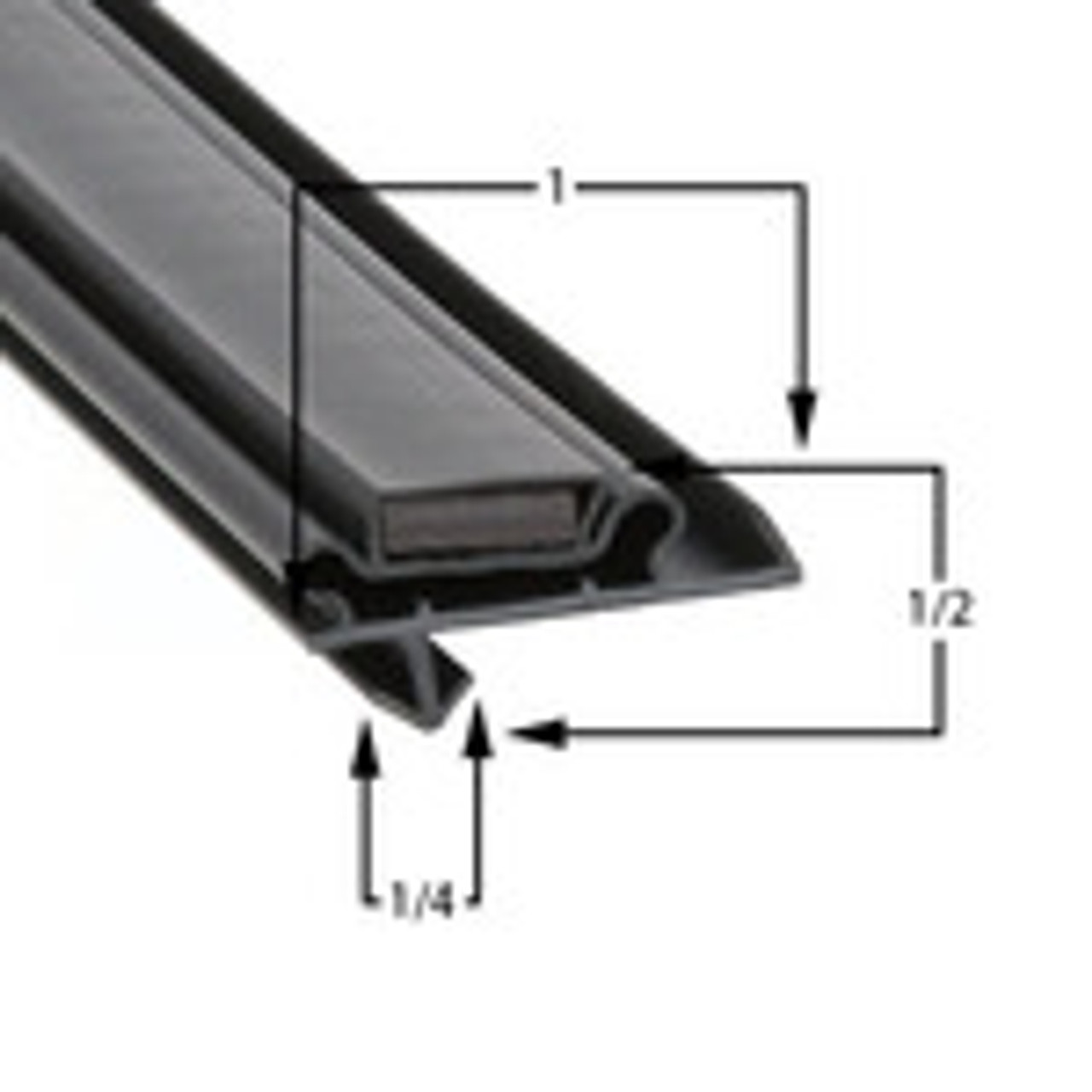 Custom Size Cooler and Freezer Gasket Profile 365 (Style 9536)