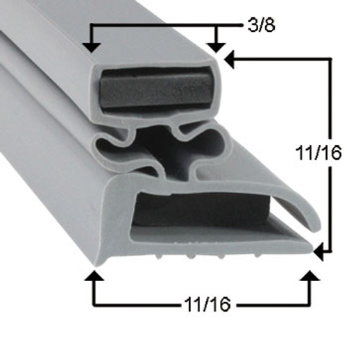 Hobart Door Gasket Profile 702 29 1/8 x 68 3/4 -2