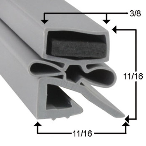 Hobart Door Gasket Profile 590 29 1/2 x 68 1/2 -2