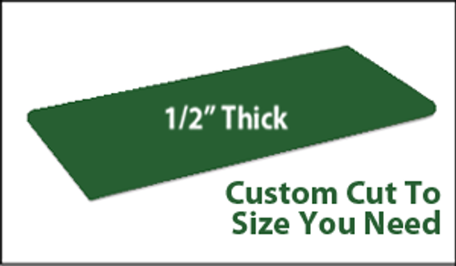 Custom Cutting Board - 1/2 Black Richlite - Refrigeration Gaskets Made  EASY! 