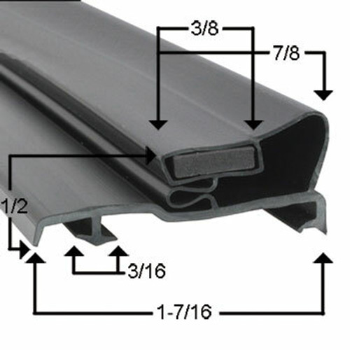 Aftermarket Anthony Door Gasket Profile 290  - 29 15/16 x 66 Door size