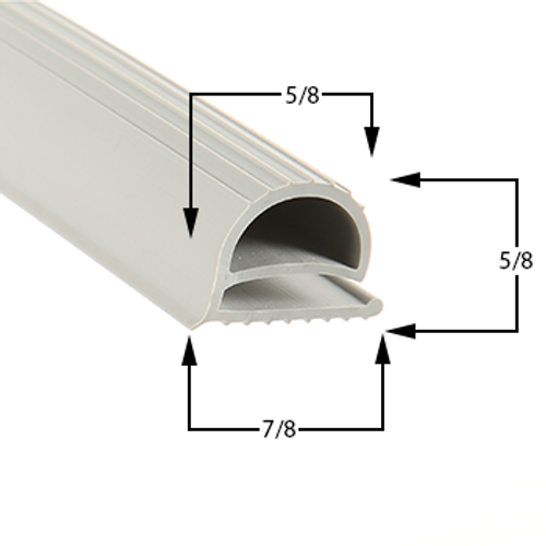 Beverage Air Door Gasket - Profile 049 44 5/8 x 82 3/8 -2