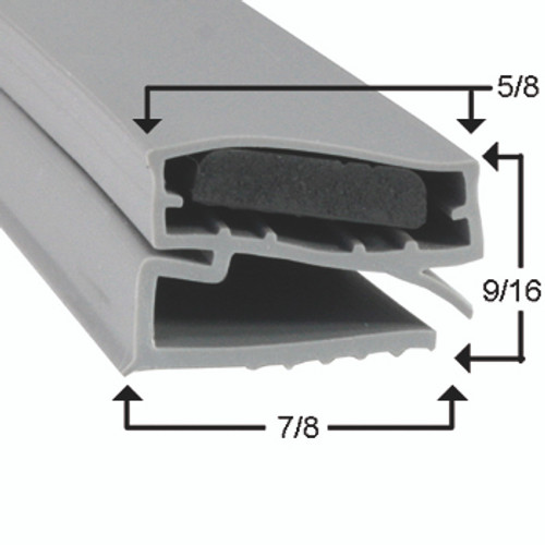 Carter Hoffman Door Gasket Profile 424 23 1/2 x 29 5/8 -A2.0753, 17020-2036,  17020-2033-2