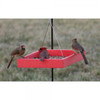 Red Hanging Platform Feeder