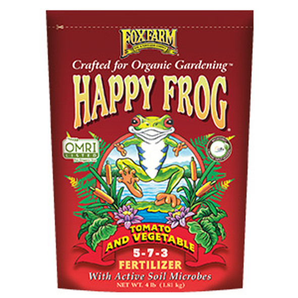 Organic Happy Frog Tomato & Vegetable Dry Fertilizer 5-7-3 - 4 lb