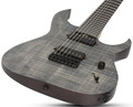 Schecter Sunset-7 Extreme Electric Guitar in Grey Ghost - SCH-GTR-2572-Schecter-Sunset-7-Extreme-Gray-Ghost-Front-Bridge.jpg