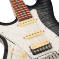 Sire Larry Carlton S7 FM Left Handed Electric Guitar in Trans Black - S7FMLHTBLK-S7FMLHTBLK-6.jpg