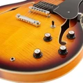 Sire Larry Carlton H7V Semi-Hollow Electric Guitar in Vintage Sunburst - H7VVS-Sire-Larry-Carlton-H7V-P90s-Vintage-Sunburst-Controls.jpg