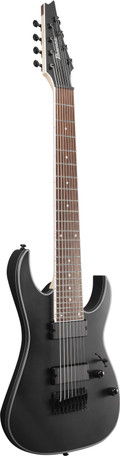 Ibanez RG8EX-BKF 8-String Electric Guitar in Black Flat - RG8EX-BKF-rg8ex-black-flat-side.jpg