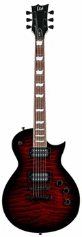 ESP LTD EC-256 Eclipse Quilted Maple Electric Guitar in See Thru Black Cherry - 10011358-EC-256QM_STBCSB_FRONT.jpg