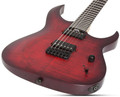 Schecter Sunset-6 Extreme Electric Guitar in Scarlet Burst - SCH-GTR-2571-Schecter-Sunset-6-Extreme-Scarlet-Burst-Front-Bridge.jpg
