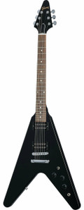 Gibson '80s Flying V Electric Guitar in Ebony - DSVE00EBCH1-Gibson-80s-Flying-V-Ebony.jpg
