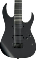 Ibanez RGIXL7-BKF Iron Label Electric Guitar In Black Flat