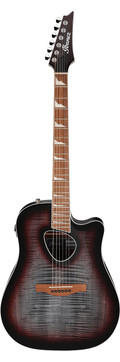 Ibanez Altstar Series Electro-Acoustic Flamed Maple Top Red Doom Burst High Gloss - ALT30FM-RDB-Ibanez-Altstar-Electro-Acoustic-Red-Doom-Burst-Front-Full.jpg