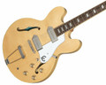 Epiphone Casino Hollowbody Electric Guitar in Natural - EOCANANH1-Epiphone-Casino-Natural-Angle.jpg