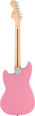 Squier Sonic Mustang HH Electric Guitar in Flash Pink - 0373702555-Squier-Sonic-Mustang-HH-Flash-Pink-Back.jpg
