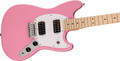 Squier Sonic Mustang HH Electric Guitar in Flash Pink - 0373702555-Squier-Sonic-Mustang-HH-Flash-Pink-Angle.jpg