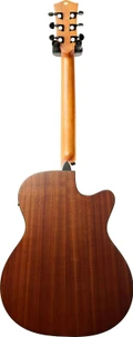 EastCoast G1CEL Left Handed Grand Auditorium Electro Acoustic Guitar In Natural - 347390-G1CEL Satin Natural LH Back.jpg