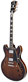 D'Angelico Premier DC Double Cutaway Stopbar Electric Guitar in Brown Burst - DAPDCBRBNS-Dangelico-Premier-DC-Double-Cutaway-Brown-Burst-Side.jpg