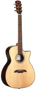 Alvarez Artist Elite AEG70CE Grand Auditorium Electro-Acoustic in Natural with Cutaway - AEG70CESPBAR-Alvarez-Artist-Elite-Grand-Auditorium-Cutaway-Bevel-Spruce-top-Rosewood-back-Natural-LR-Baggs-SPB-Left.jpg
