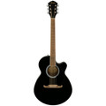 Fender FA-135CE Concert Electro Acoustic Guitar in Black - 453429-fender FA 135 black 2.jpg