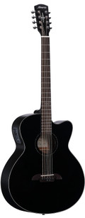 Alvarez Artist ABT60CE-8BK 8-String Baritone Electro Acoustic in Black with Cutaway - 387404-ABT60CE-8BK_Front-3_4.jpg