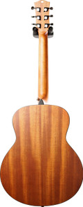 EastCoast M1SM GSM Satin Natural Solid Mahogany Top - 347402-M1SM Satin Natural Back.jpg