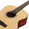 EastCoast G1 Grand Auditorium Satin Natural Spruce Laminate Top - EC-G1-NTS-EastCoast-G1-Acoustic-Guitar-Soundhole.jpg
