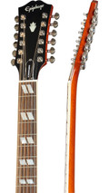 Epiphone Inspired By Gibson Hummingbird 12-String In Aged Cherry Sunburst Gloss - 416764-neck-side-1600_900.jpg