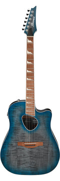 Ibanez Altstar Series Electro-Acoustic Flamed Maple Top Blue Doom Burst High Gloss - ALT30FM-BDB-Ibanez-Altstar-Electro-Acoustic-Guitar-Blue-Doom-Burst-Front-Full.jpg