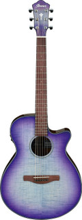 Ibanez AEG70-PIH Electro Acoustic Guitar in Purple Iris Burst High Gloss - AEG70-PIH-2.jpg
