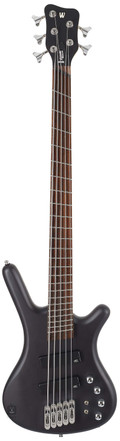 Warwick RockBass Guitar Corvette Multiscale 5-String in Solid Black Transparent Satin - RBMULTI5SBK-warwick-rockbass-corvette-multiscale-5-string-solid-black-satin.jpg