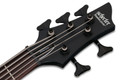 Schecter Stiletto Stealth 5-String Bass Guitar in Satin Black - STILETTO STEALTH 5 SBK HEADSTOCK.jpg
