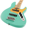 Sire Marcus Miller V5 24 Fret 5-String Bass Guitar in Mild Green - SIRE24V55MLG-Sire-V5-24-Fret-5-String-Bass-Mild-Green-Angle.jpg