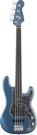 Fender Tony Franklin Signature Fretless Precision Bass Guitar In Lake Placid Blue - 373438-Fender Tony Franklin Fretless Precision Bass Lake Placid Blue 2.jpg