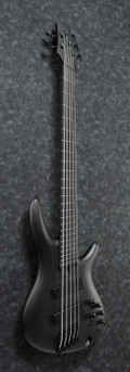 Ibanez SRMS625EX-BKF Limited Edition Iron Label Multi-Scale 5-String Bass Guitar in Black Flat - 449062-SRMS625EX_BKF_1P_01_E.jpg