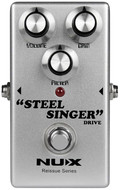 NUX Reissue Steel Singer Drive Pedal - DIAB-Nux-Reissue-Steel-Singer-Drive-Pedal-in-Silver-Front.jpg