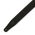 Levy's MRHSP-BLK Right Height Suede Padded Guitar Strap In Black - 380223-Levys Right Height Suede Leather Padded Black 2.jpg
