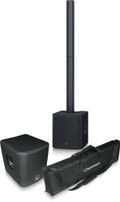 Turbosound iP2000 BUNDLE 1000W Powered Column Loudspeaker with a 12" Subwoofer and Bags - 000-E8P04-00010-iP2000-BUNDLE_P0E8P_Left_XL.jpg
