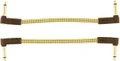 Fender Deluxe Series Instrument Cables (2-Pack) Angle/Angle 6' in Tweed - 319906-1548777153940.jpg