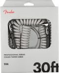 Fender Professional Coil Cable 30" in White Tweed - 372995-0990823023_merch_frt_001_nr.jpg