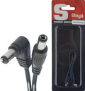 Stagg 50cm DC Power Cable - Straight Jack to Right Angle Jack - 380047-stagg.jpg