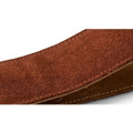 Taylor Chocolate Suede Logo Guitar Strap - 62003-Detail.jpg