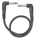 D'Addario Classic Series Patch Cable Right-Angle 1 Foot - PW-CGTPRA-01-DAddario-Classic-Series-Patch-Cable-right-angle-1-Feet-Front.jpg