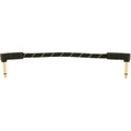Fender Deluxe Series Instrument Cable Angle/Angle 6" in Black Tweed - 392935-1589902621143.jpg