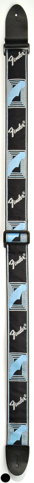 Fender 2" Monogrammed Guitar Strap Black/Grey/Blue - 23271-0990681502.jpg