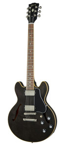 Gibson ES-339 Semi Hollow Electric Guitar in Trans Ebony - 442950-ES3900BLNH1_front.jpg