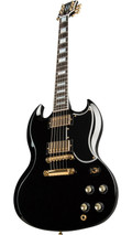 Gibson Custom Shop SG Custom 2-Pickup in Ebony - Andertons Music Co.