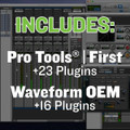 Mackie PROFX10 V3 Mixer with Digital FX - 361863-Pro Tools and Waveform.jpg