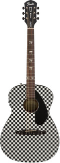 Fender Tim Armstrong Signature Hellcat Electro Acoustic Guitar in Checkerboard - 0971752088-0971752088_gtr_frt_001_rr.jpg